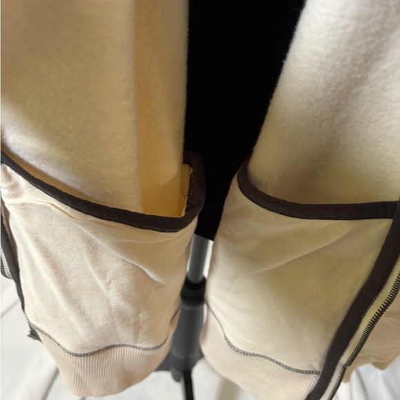 J. America Cream Zip Up Sweater Soft Knit‎ High Collar - Picture 4 of 7